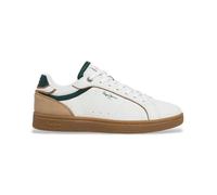 PEPE JEANS - Tennis Clay Class M en cuir blanches à talon plat avec des lacets - Taille numeric_46