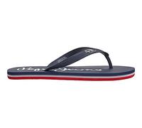 Tongs Pepe Jeans Beach Bay Basic bleu foncé rouge blanc - 44