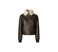 Pepe Jeans Veste d’hiver 'Theodora' gris foncé / blanc cassé, Taille M