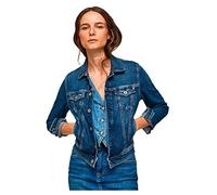 Pepe Jeans Veste de Base, Bleu (Denim-CQ7), S Femme