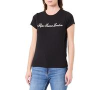 Pepe Jeans W Basic Stretch Logo T-Shirt, Noir (Noir), S Femme
