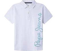 Pepe Jeans Waldo Polo, Blanc (Blanc), 8 Ans Garçon