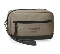 Pepe Jeans Waltford Beige Sac à Main 24.5x15x6 cm Polyester with détails en Cuir synthétique par Joumma Bags