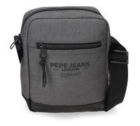 Pepe Jeans Waltford Sac à bandoulière Moyen Gris 17 x 22 x 6 cm Cuir synthétique et Polyester by Joumma Bags