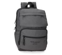 Pepe Jeans Waltford Sac à Dos pour Ordinateur Portable 13,3 Pouces Gris 25 x 37 x 10 cm Cuir synthétique et Polyester by Joumma Bags