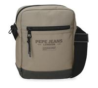 Pepe Jeans Waltford Sac bandoulière moyen beige 17 x 22 x 6 cm Polyester avec détails en cuir synthétique by Joumma Bags