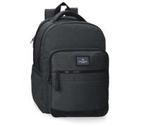Pepe Jeans Whitton Sac à dos pour ordinateur portable 15,6 pouces Noir 31 x 44 x 15 cm Cuir synthétique et polyester by Joumma Bags