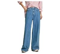 Pepe Jeans Wide Leg Jeans Uhw, Bleu (Denim-Id1), 28W / 32L Femme