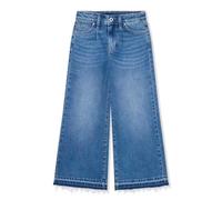 Pepe Jeans Wide Leg Jeans Undone Hw Jr, Bleu (Denim), 8 Ans Fille