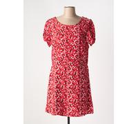 pepe jeans x dua lipa robes femme de couleur rouge