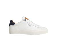 Pepe Jeans Baskets en cuir Yogi Original Blanc