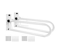 PEPE Mobility - Barre d'Appui WC Relevable (x2 Unités, 75 Cm), Porte Rouleau, Securité WC, Maintien WC, Toilette Handicapé