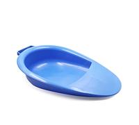 PEPE Mobility Bassin de Lit Adulte 2 L, Bassin Urinaire Médical en Plastique, Urinoir Femme et Homme pour Personnes Âgées et Patients Alités, Bleu