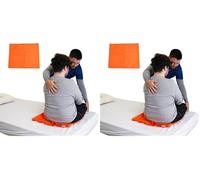 PEPE Mobility Drap de Glisse Tubulaire (60x50 cm), Drap de Transfert Médical, Tissu Coulissant Lavable, Aide au Déplacement et Mouvement des Patients (Lot de 2)