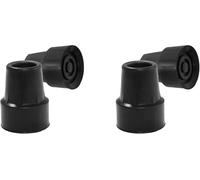 PEPE Mobility Embouts Béquille et Canne (21 mm 22 mm, x4 Unités,), Embout Caoutchouc Antidérapant, Béquilles Médicales et Canne de Marche (Noir mat)