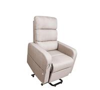 PEPE Mobility Fauteuil Relax Électrique (Tissu en Lin), Releveur Inclinable avec Télécommande, Confort Senior Personnes Âgées, Beige