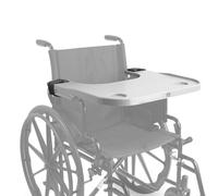 PEPE Mobility - Plateau pour Fauteuil Roulant avec Porte-Gobelet, Table Amovible, Facile à Installer, Adultes (Gris)