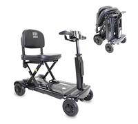 PEPE Mobility Scooter Électrique Adulte Pliable et Léger (autonomie 10-15 km), Mobilité Réduite Handicapé, Batterie Lithium 10Ah, Senior Compact Noir