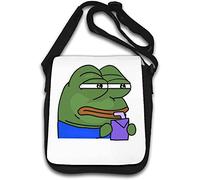 Pepe The Frog Drinking Juice Sac à bandoulière Blanc