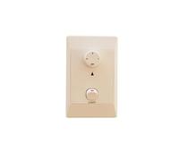 Pepeo Interrupteur mural pour ventilateur de plafond avec lumière - 3 niveaux de vitesse - Interrupteur d'éclairage séparé - 220-240 V ~ 50 Hz - Dimensions compactes