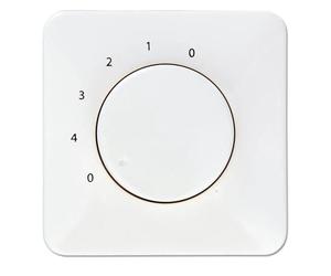 Pepeo Interrupteur mural pour ventilateurs de plafond sans éclairage, compatible avec les ventilateurs de toutes marques, encastré