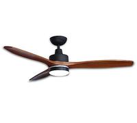 Pepeo Ventilateur de plafond à basse consommation Notos 132 cm avec éclairage LED et télécommande