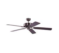 Ventilateur de plafond Potkuri Argent / Acajou Pepeo