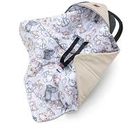 Pepi Couverture d'emmaillotage pour siège auto en coton 90 x 90 cm