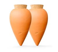 Pepin | 2X Oyas | Oyas A Planter Terre Cuite | Arrosage Automatique et Ecologique pour Plante d'Intérieur et d'Extérieur | Système d'Irrigation Naturel | Ollas Terre Cuite - 25 cl