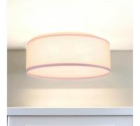 Pépinière Lumière Rose Tissu Ø 38 CM Rond Plat 4x E27 Blendarm Plafonnier