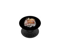 Pépite de Poulet Coquette catholique sacrée Vintage Kitsch PopSockets PopGrip Adhésif