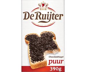Pepites De Chocolat | Copeaux De Chocolat Noir | Vermicelles Chocolat | Hagelslag De Ruijter | 390 Gramme Total