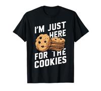 Pépites de chocolat « I'm Just Here For The Cookies » T-Shirt