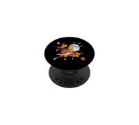 Pépites de Poulet dans l'espace - Motif Humoristique de Nourriture Cosmique PopSockets PopGrip Adhésif