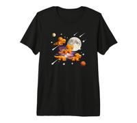 Pépites de Poulet dans l'espace - Motif Humoristique de Nourriture Cosmique T-Shirt Haut de Gamme