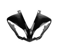 PEPKWELYCB Capot Protection Phare Moto Pour YZF-R1 YZF-1000 2009 2010 2011 Couvercle De Phare Avant Supérieur En Fibre De Carbone Pour Moto Boîtier de phares(Glossy Black)