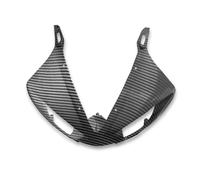PEPKWELYCB Capot Protection Phare Moto Pour YZF-R6 YZF R6 2003 2004 2005 YZF-R6S 2006-2009 Moto Avant Phare Supérieur Capot Nez Panneau Protection Carénage Boîtier de phares(Carbon Fiber Look)