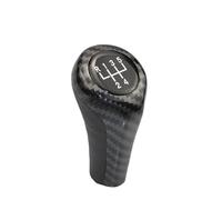 PEPKWELYCB Changer Pommeau Vitesse Pour BMW Pour X1 E84 Pommeau De Levier Vitesse Chromé Mat 5 6 Vitesses(Carbon-5 Speed A)