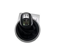 PEPKWELYCB Changer Pommeau Vitesse Pour Citroen Pour C4 MK1 2004-2008 5 Vitesses Pommeau De Levier Vitesse Guêtre Housse Démarrage Accessoires Style Voiture(Silver Black)