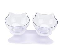 PEPLAYTAL 1 Ensemble Transparent Antidérapant pour Animaux Inclinée Double pour Design Ergonomique pour Eau