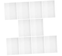 PEPLAYTAL 10 feuilles Film Transparent Protège-cahier Anti-rayure Couverture Réutilisable Imperméable pour Documents Protection et Pratique