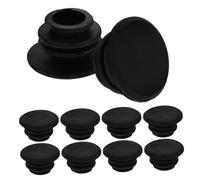 PEPLAYTAL 10 Pièces Bouchons de Guidon VTT Caoutchouc Jeu de Embouts Bar End et Durables pour Route et Montagne Protection Poignée Facile à Installer