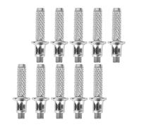 PEPLAYTAL 10 pièces Embouts Acier Tungstène pour Bâtons de Randonnée Remplacement Pointe Canne Marche Antidérapante Accessoires Compatibles Alpenstock Protection pour Terrains Durs et