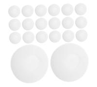 PEPLAYTAL 100 pièces Coussinets de Rechange Rond Mousse Souple pour Écouteurs Housses Protectrices Protection et Confortable pour Oreillettes Accessoires de Remplacement Pratiques