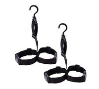 PEPLAYTAL 2 Ensembles Lot de Cintres Réglables pour Sangle de Séchage et Crochet Pivotant Support Polyester pour Rangement et Maintien Wading Chasse et Pluie
