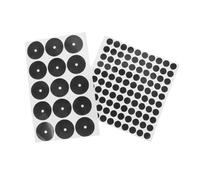 PEPLAYTAL 2 Feuilles Autocollants Marquage Billard Noirs pour Table Snooker et Pool Pastilles Rondes Auto Adhésives Kit pour Repérer Points de Jeu