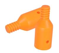 PEPLAYTAL 2 Pièces Adaptateur de Manche Plastique Embout de Poignée pour Balai et Vadrouille Rallonge Compatible avec Perche Américaine Accessoire pour Outils de Nettoyage Ménagers