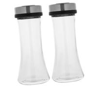 PEPLAYTAL 2 pièces Bouteilles à Épices Acier Inoxydable de Salières avec Trou de Versement Ajustable pour Cuisine pour