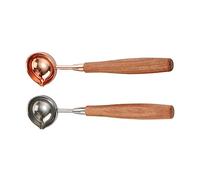 PEPLAYTAL 2 pièces Cuillères à Mesurer Café Acier Inoxydable et Lot de Cuillères Doseuses pour Thé Café Poudre de Lait Outil de Cuisine et