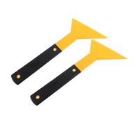 PEPLAYTAL 2 Pièces Raclettes Film Auto Triangulaires Robustes Plastique Kit pour Pose Film Adhésif sans Outil de Lissage